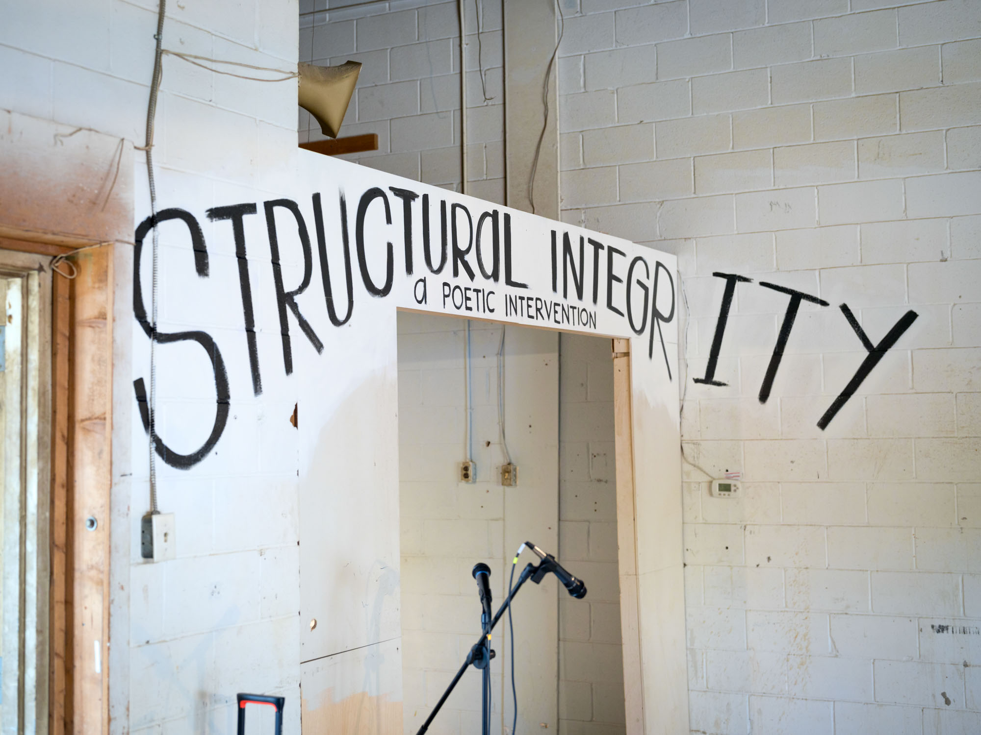 Structural Integrity: A Poetic Intervention documentation 4