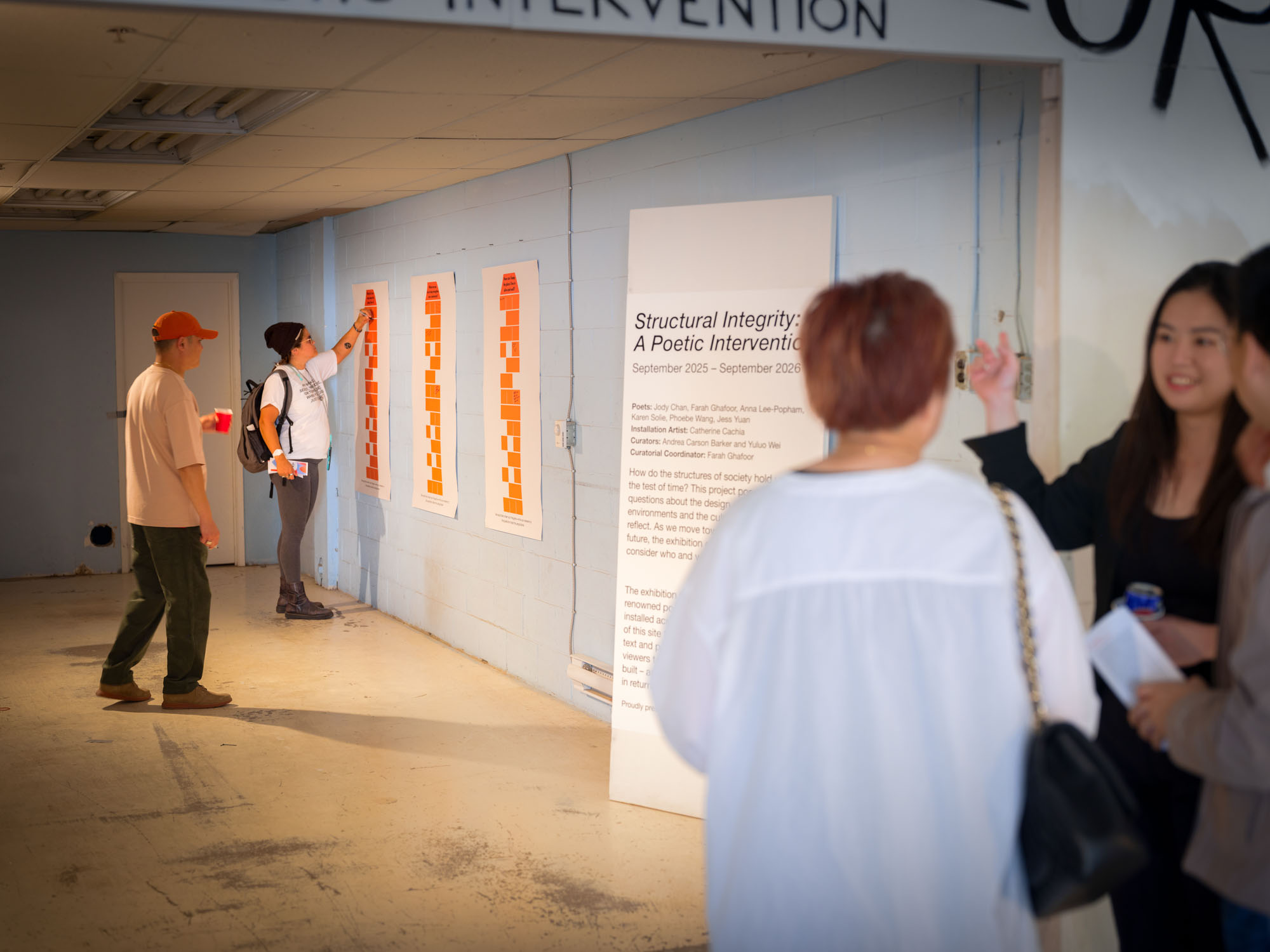 Structural Integrity: A Poetic Intervention opening 10
